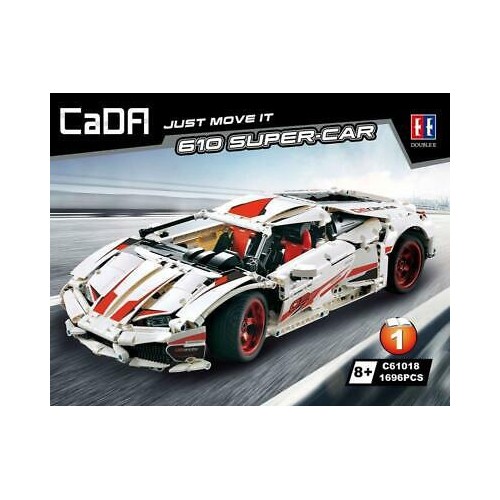 Stavebnica CaDA 1696 ks. Športové autíčko 610 SUPER-CAR pre deti 8+