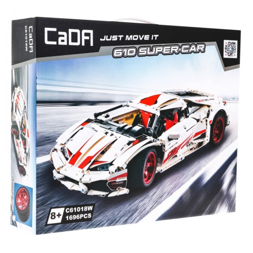 Stavebnica CaDA 1696 ks. Športové autíčko 610 SUPER-CAR pre deti 8+