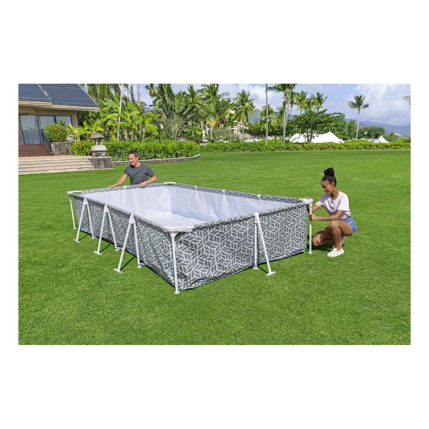 Steel Pro Frame bazén 366x201x66cm BESTWAY