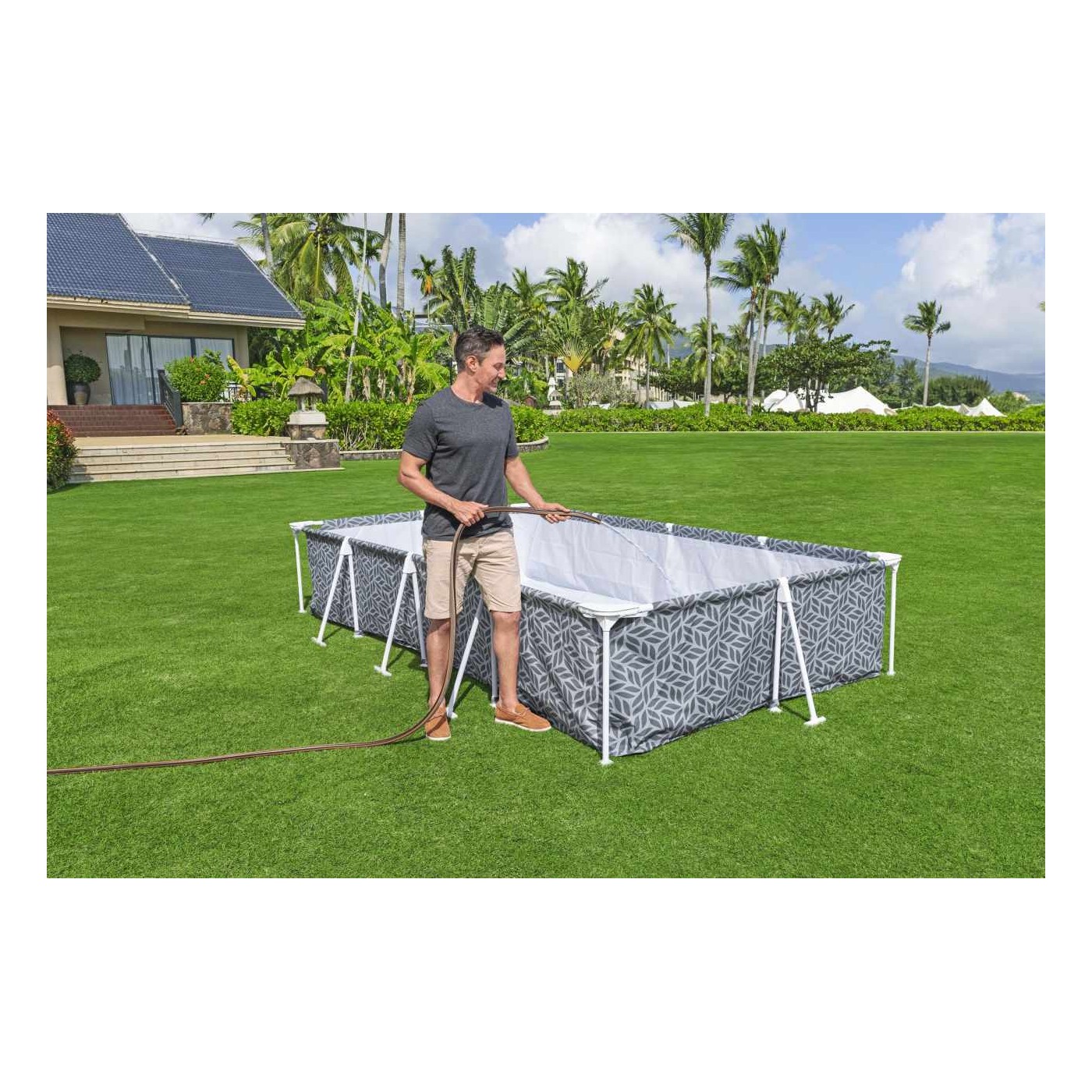 Steel Pro Frame bazén 366x201x66cm BESTWAY