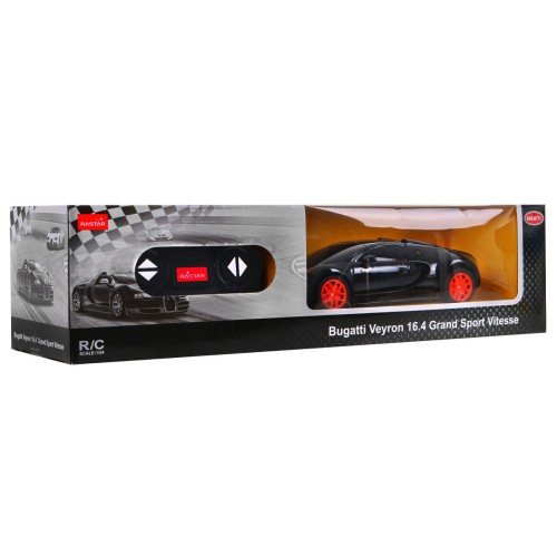 Autíčko R C Bugatti Grand Sport Vitesse Čierne 1 24 RASTAR