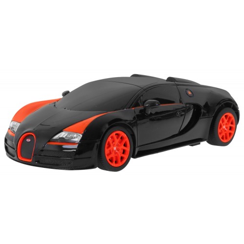 Autíčko R C Bugatti Grand Sport Vitesse Čierne 1 24 RASTAR