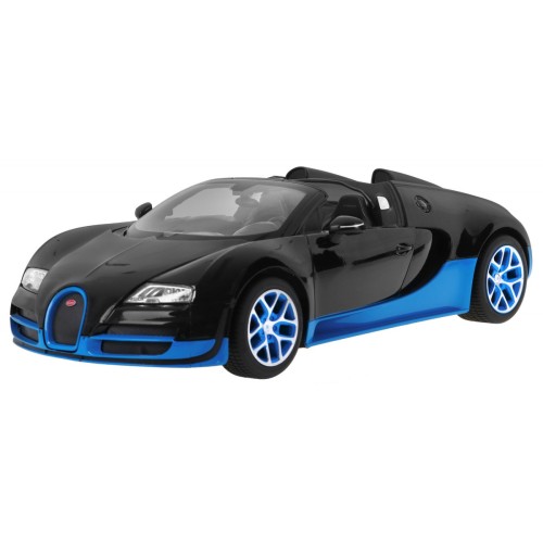 Bugatti Veyron Grand Sport Vitesse čierny RASTAR model 1:14 Diaľkovo ovládané auto + Ovládač