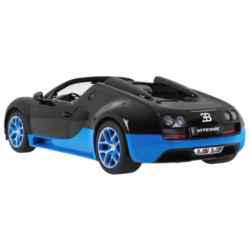 Bugatti Veyron Grand Sport Vitesse čierny RASTAR model 1:14 Diaľkovo ovládané auto + Ovládač