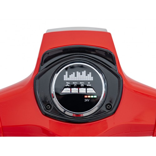 Automobilový skúter Retro 23 červený