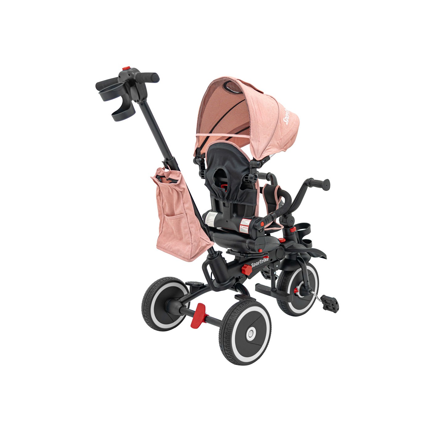 Trojkolka RIDER Ružová SPORTRIKE