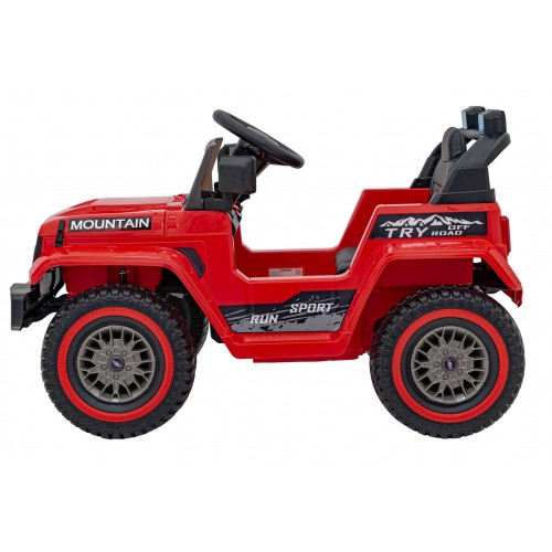 Off Road MOUNTAIN Červené vozidlo