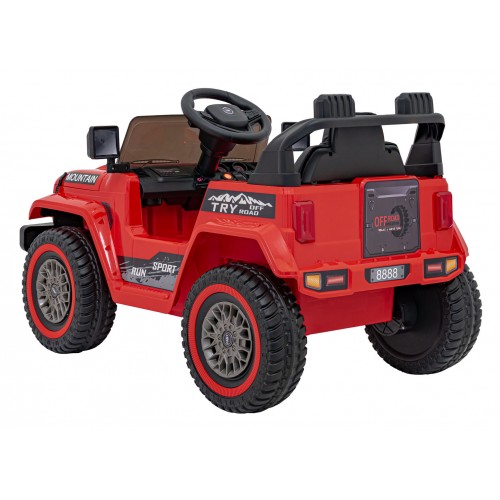 Off Road MOUNTAIN Červené vozidlo