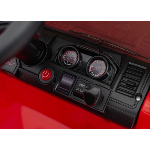 Off Road MOUNTAIN Červené vozidlo