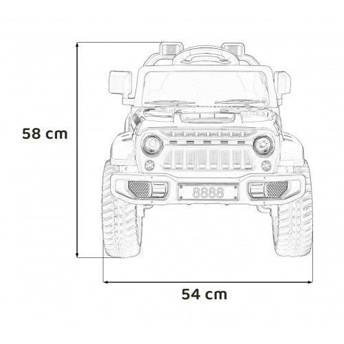 Off Road MOUNTAIN Vehicle Zelená