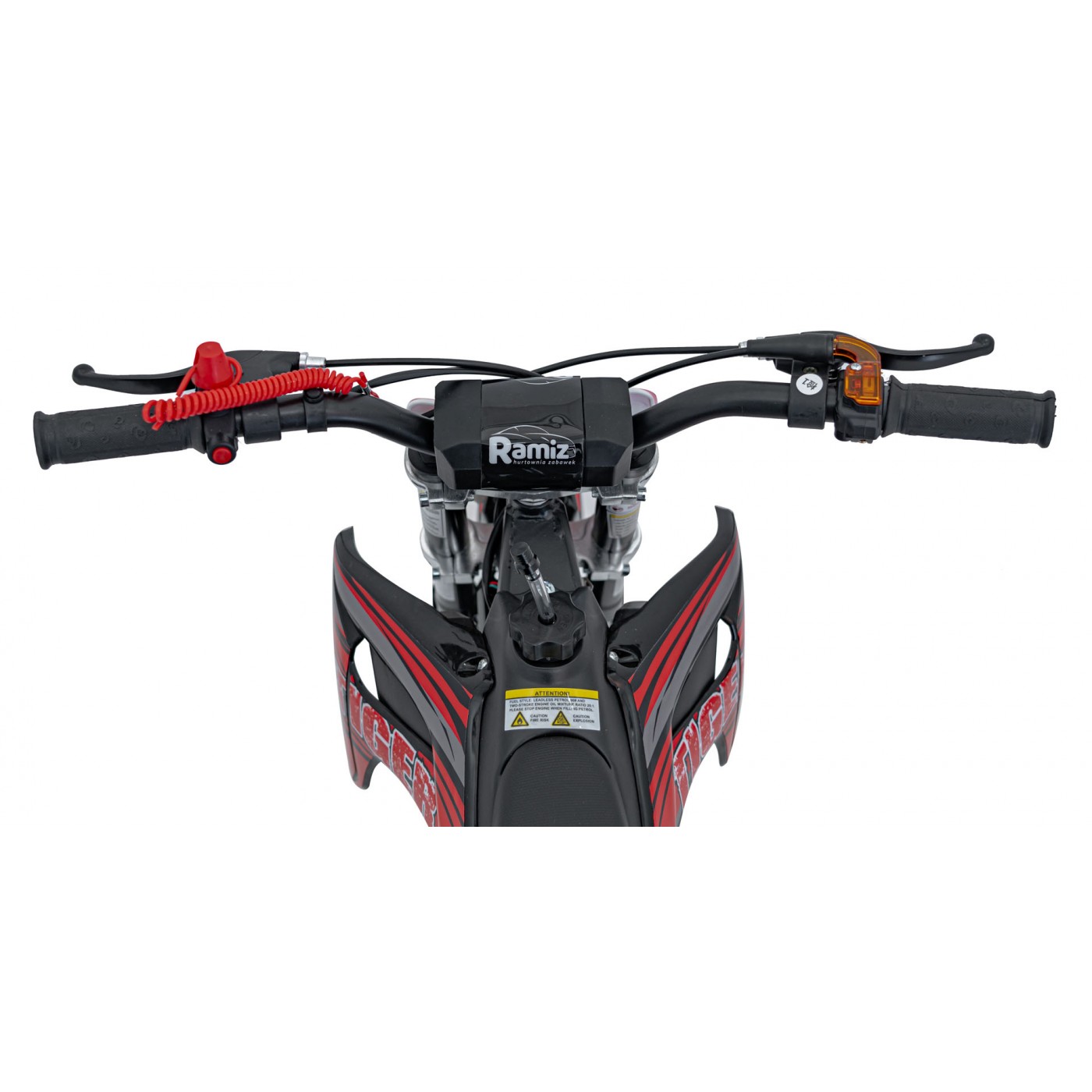 Vozidlo 49CC TIGER Červený spaľovací motor