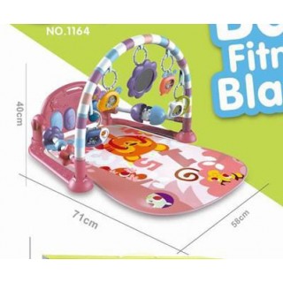 Rohožka pre najmenších + doplnky, ružová