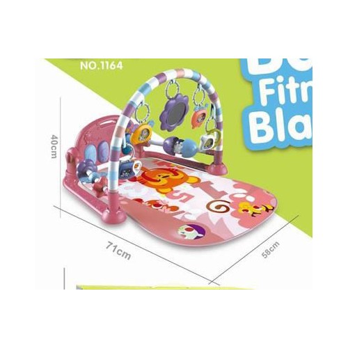 Rohožka pre najmenších + doplnky, ružová