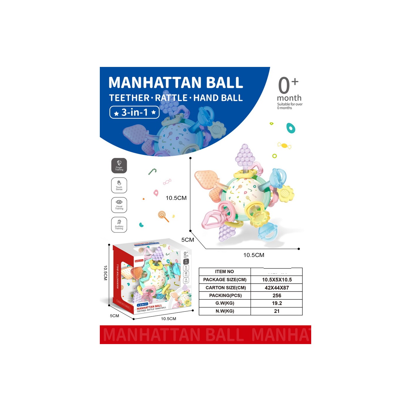 Lopta pre najmenších 3v1