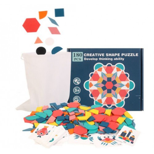 Sada farebných puzzle + kariet