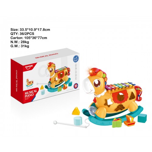 Činely na hojdacieho koňa + Sorter