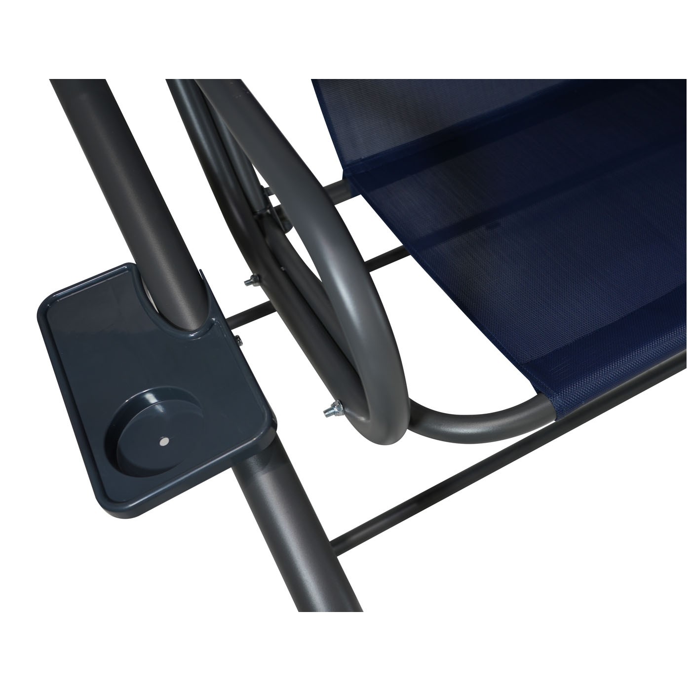 Sedadlo na záhradnú hojdačku Textilné 2x1 námornícka modrá