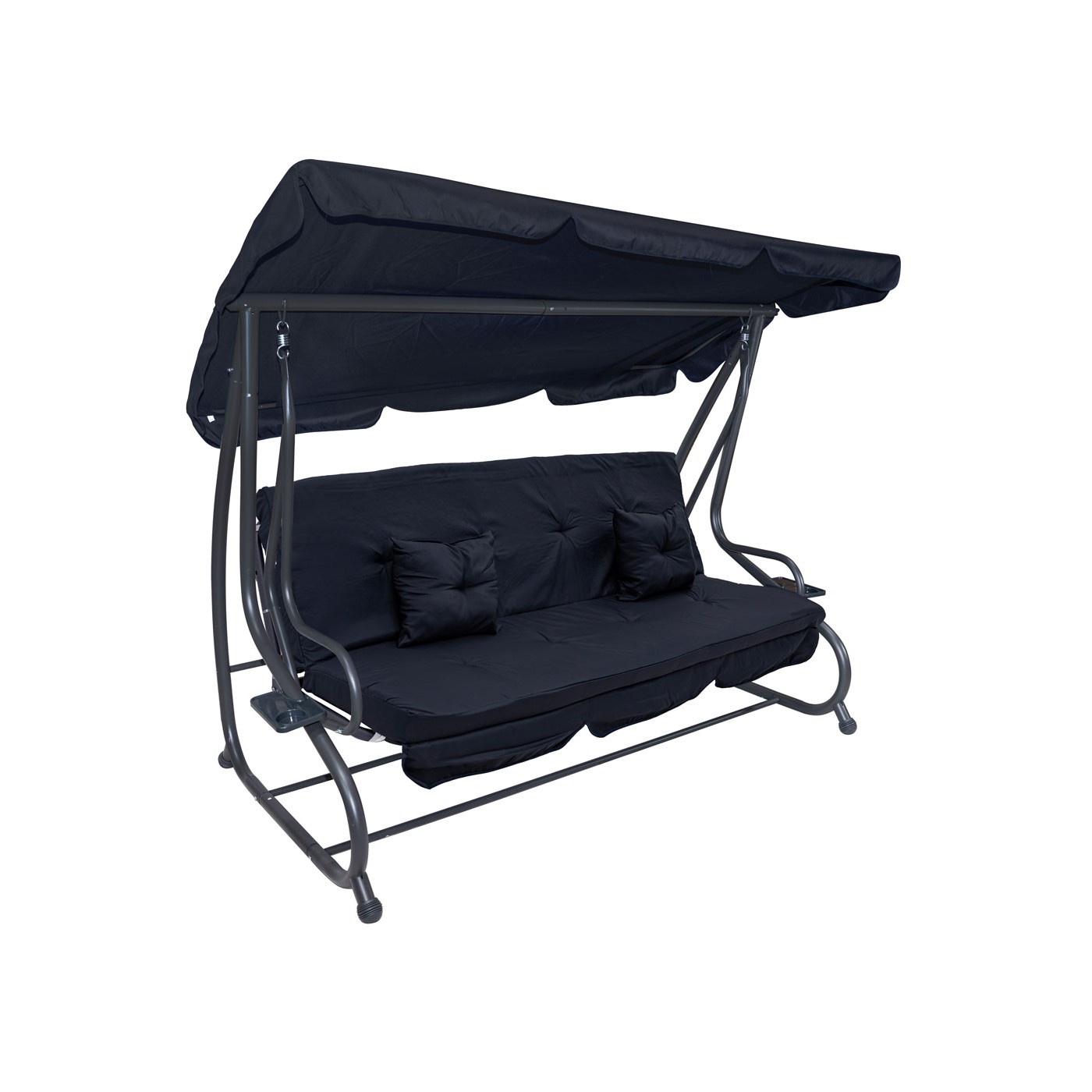 Sedadlo na záhradnú hojdačku Textilné 2x1 námornícka modrá