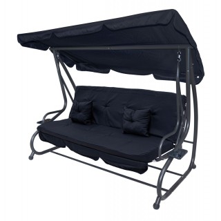 Sedadlo na záhradnú hojdačku Textilné 2x1 námornícka modrá