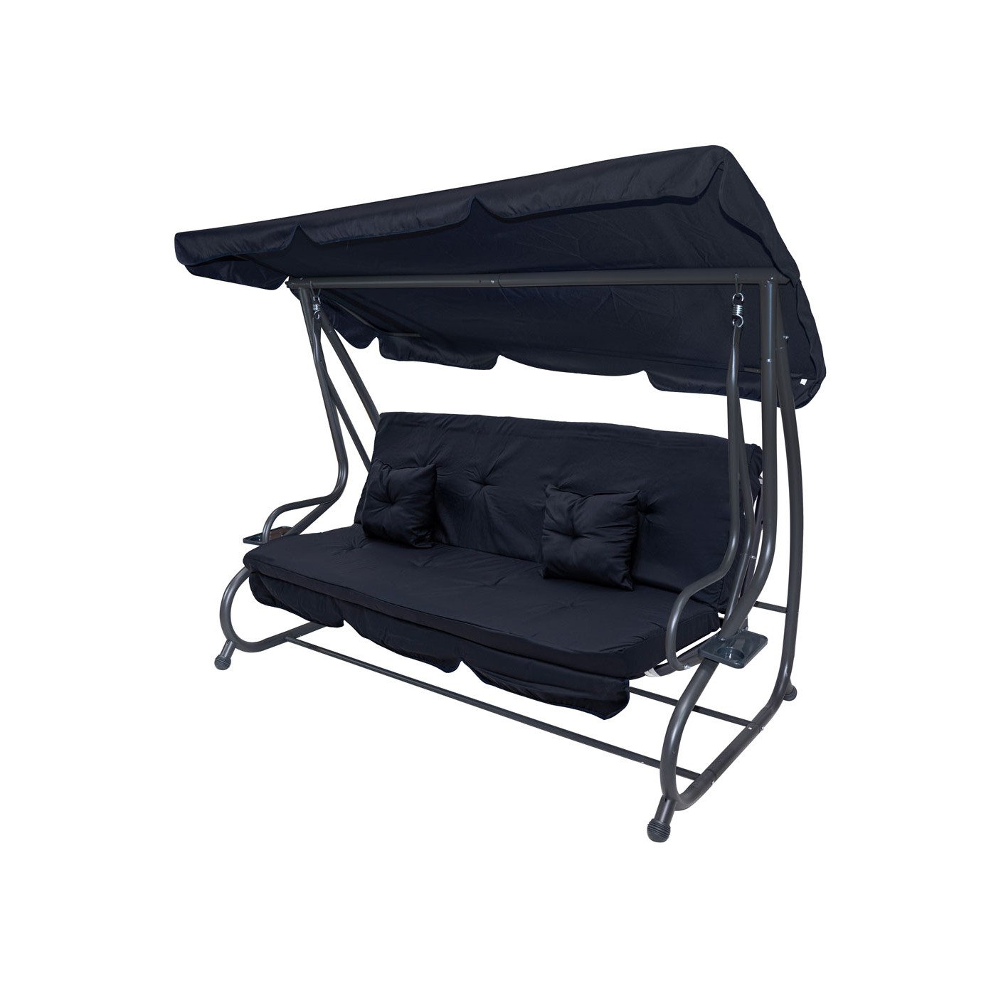 Sedadlo na záhradnú hojdačku Textilné 2x1 námornícka modrá