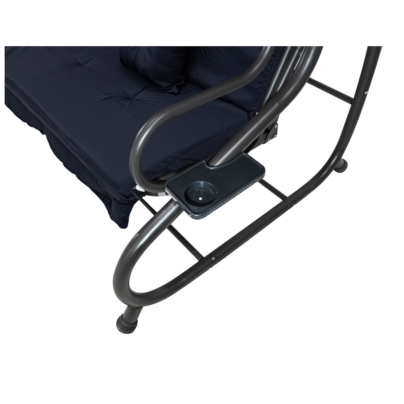 Sedadlo na záhradnú hojdačku Textilné 2x1 námornícka modrá