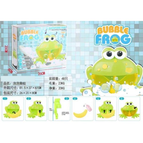 Súprava mydlových bublín žaba