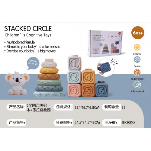 Sada mäkkých senzorických hračiek