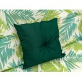 Textilné sedátko na záhradnú hojdačku 2x1 vzor palmových listov