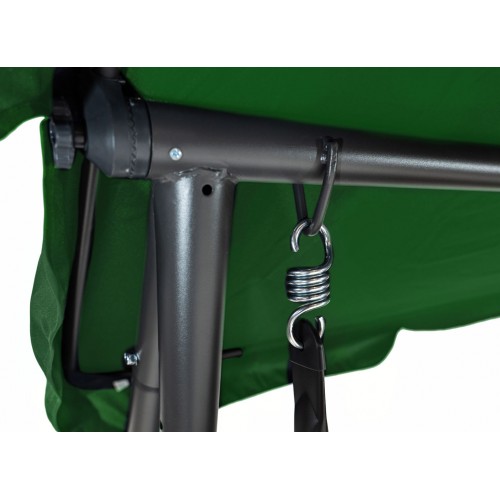 Textilné sedátko na záhradnú hojdačku 2x1 vzor palmových listov