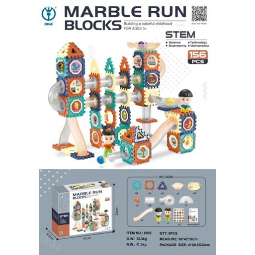 Magnetická stavebnica Sada 156 dielov