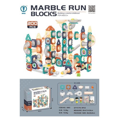 Magnetická stavebnica Sada 200 dielov