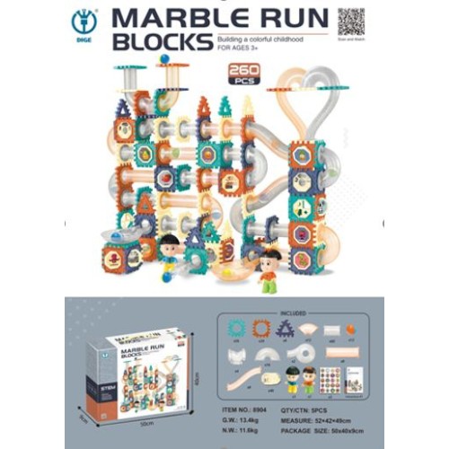 Magnetická stavebnica Sada 260 dielov