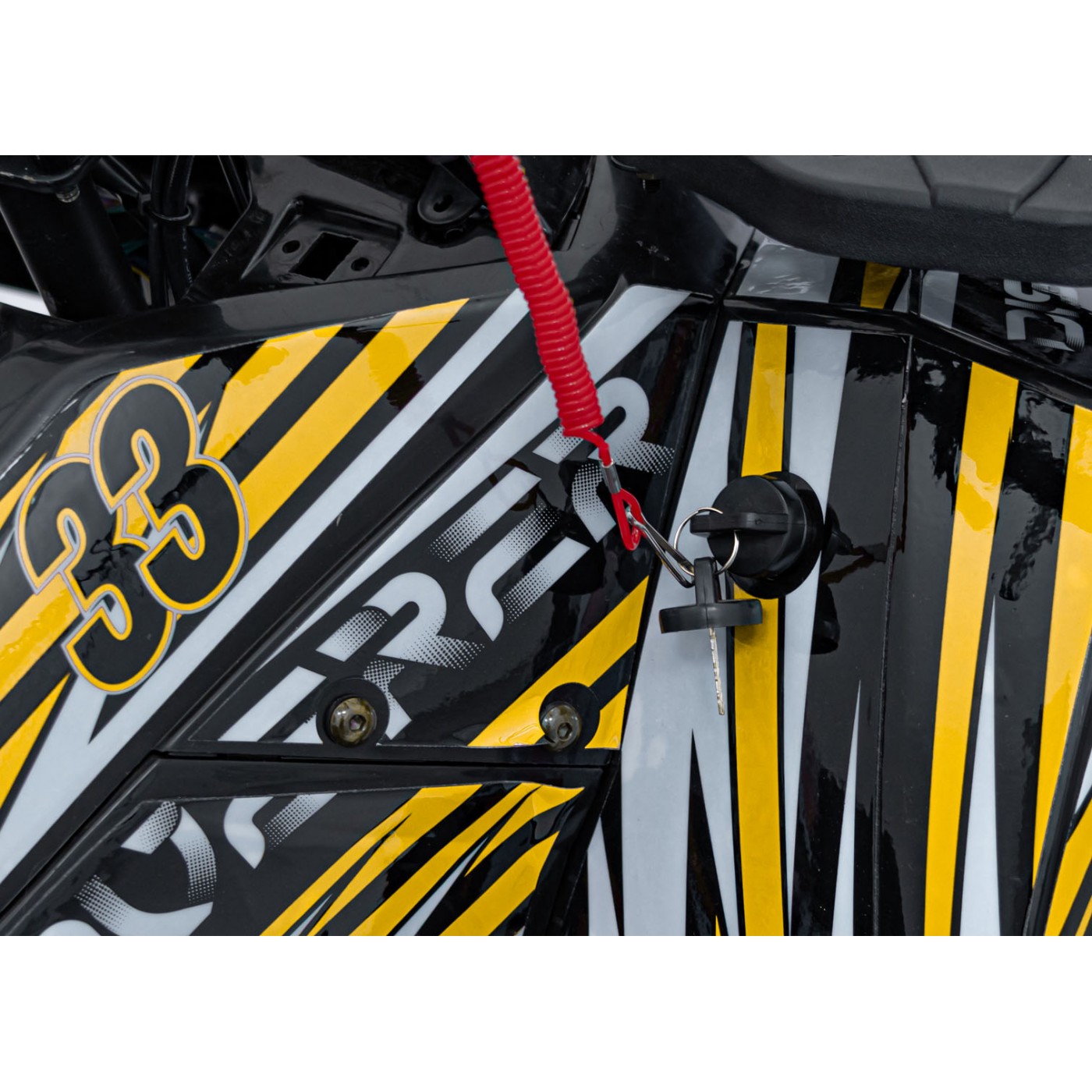 Vozidlo so spaľovacou štvorkolkou 125CC DISCOVERER žltá