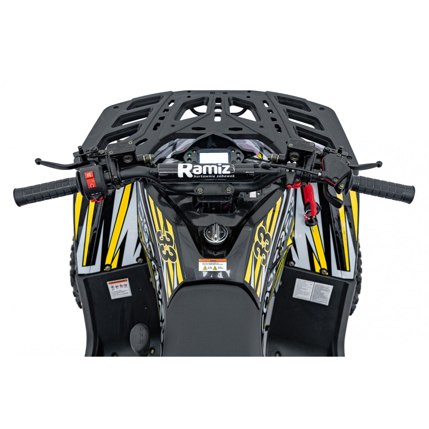 Vozidlo so spaľovacou štvorkolkou 125CC DISCOVERER žltá