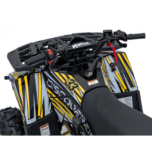 Vozidlo so spaľovacou štvorkolkou 125CC DISCOVERER žltá