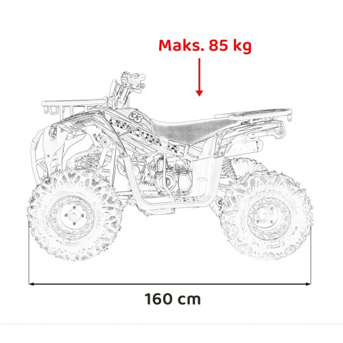 Vozidlo Quad Combustion 125CC DISCOVERER Orange