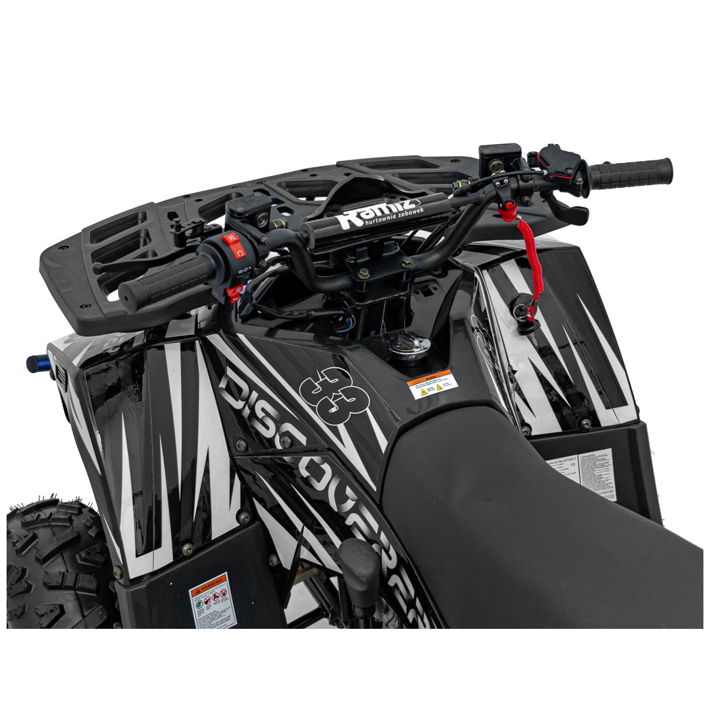 Vozidlo so spaľovacou štvorkolkou 125CC DISCOVERER Black