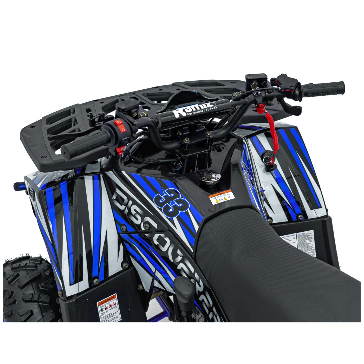 Vozidlo Quad Combustion 125CC DISCOVERER Modrá