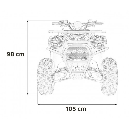 Vozidlo Quad Combustion 125CC DISCOVERER Zelená