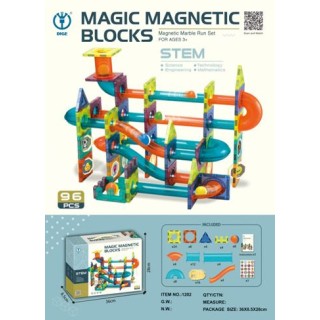 Magnetická stavebnica Sada 96 dielov
