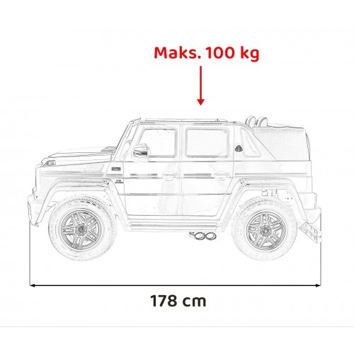 Vozidlo Mercedes Benz MAYBACH G650 Black