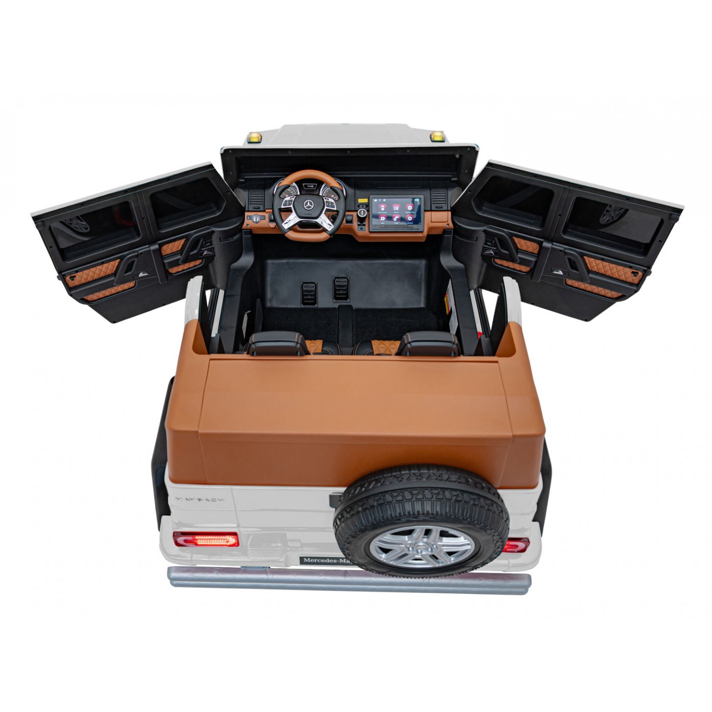 Vozidlo Mercedes Benz MAYBACH G650 Biele