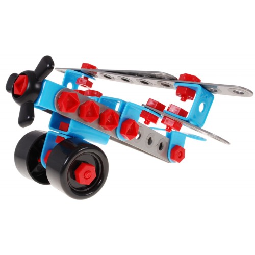 Konštrukčná stavebnica pre deti 6+ Elektrický skrutkovač + Nástroje + 10 modelov na zostavenie 552 ks.