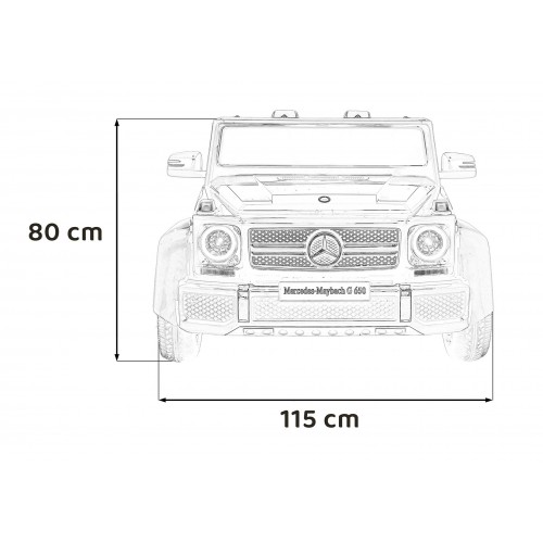 Vozidlo Mercedes Benz MAYBACH G650 STRONG Black