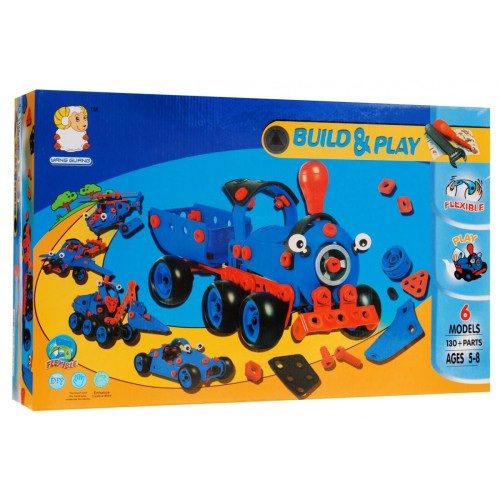 Stavebnica Vozidlá 6v1 130 dielov