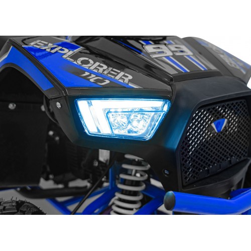 Modré štvorkolkové vozidlo EXPLORER 110CC EXPLORER