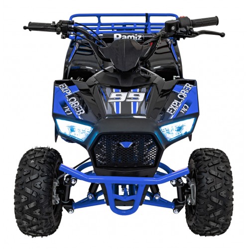 Modré štvorkolkové vozidlo EXPLORER 110CC EXPLORER