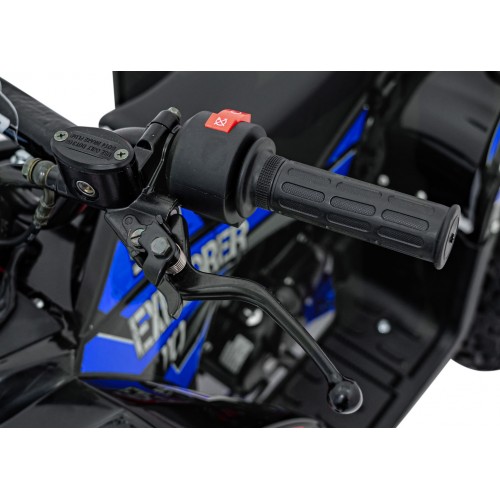 Modré štvorkolkové vozidlo EXPLORER 110CC EXPLORER