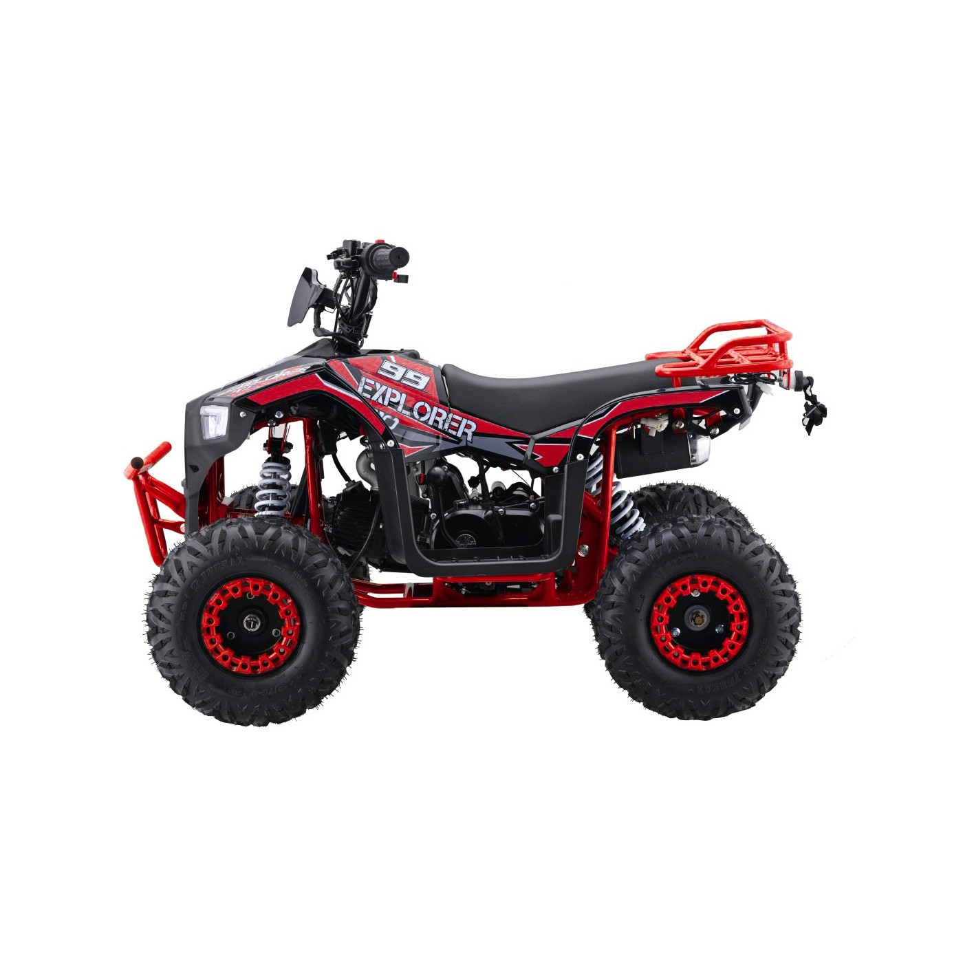 Červená spaľovacia štvorkolka 110CC EXPLORER