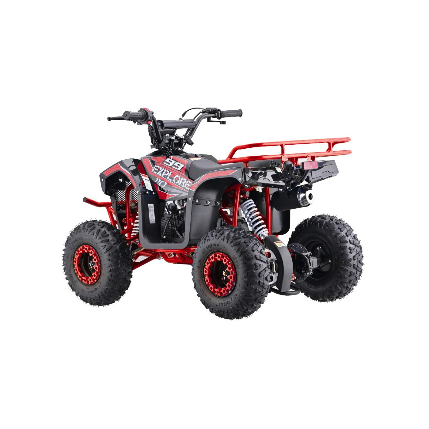 Červená spaľovacia štvorkolka 110CC EXPLORER